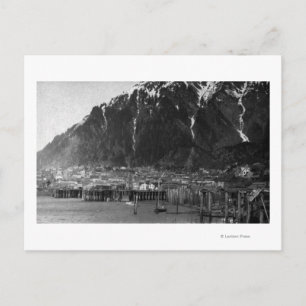 Waterfront View of Juneau, Alaska Photograph Postcard