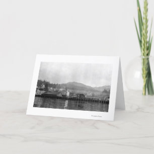 Waterfront View of Ketchikan, Alaska Card