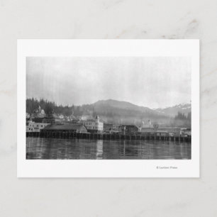 Waterfront View of Ketchikan, Alaska Postcard