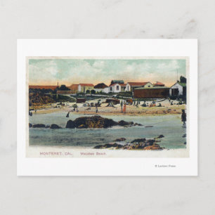Waterfront View of Macabee BeachMonterey, CA Postcard