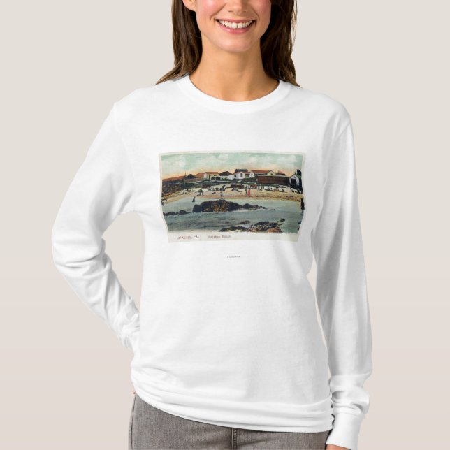Waterfront View of Macabee BeachMonterey, CA T-Shirt (Front)