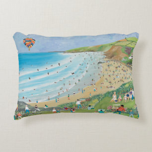 Watergate Bay Cornwall Decorative Cushion