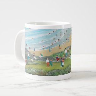 Watergate Bay Cornwall Large Coffee Mug