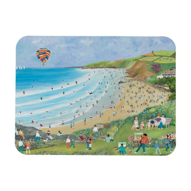Watergate Bay Cornwall Magnet (Horizontal)