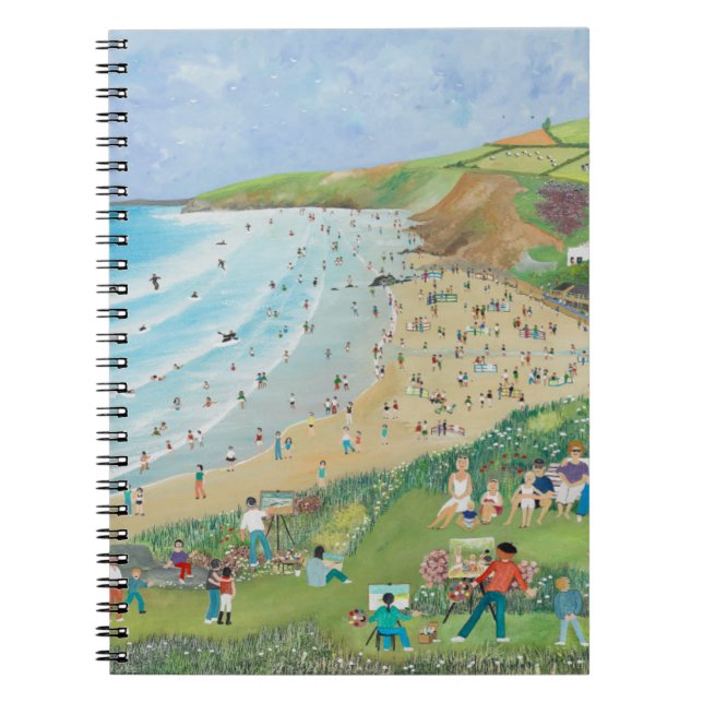 Watergate Bay Cornwall Notebook (Front)