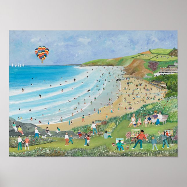 Watergate Bay Cornwall Poster (Front)