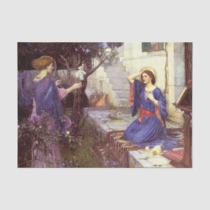 Waterhouse Annunciation Art Tissue Paper