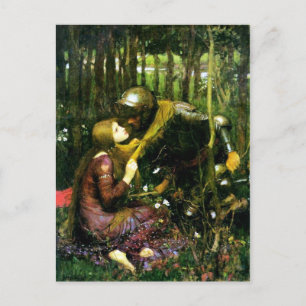 Waterhouse Beautiful Woman Without Mercy Postcard