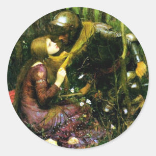 Waterhouse Beautiful Woman Without Mercy Stickers