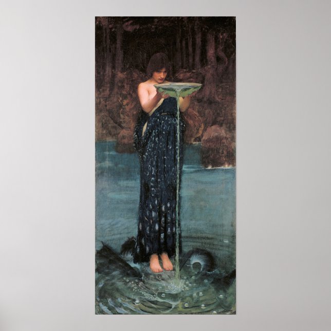 Waterhouse - Circe Invidiosa 1892 Poster (Front)