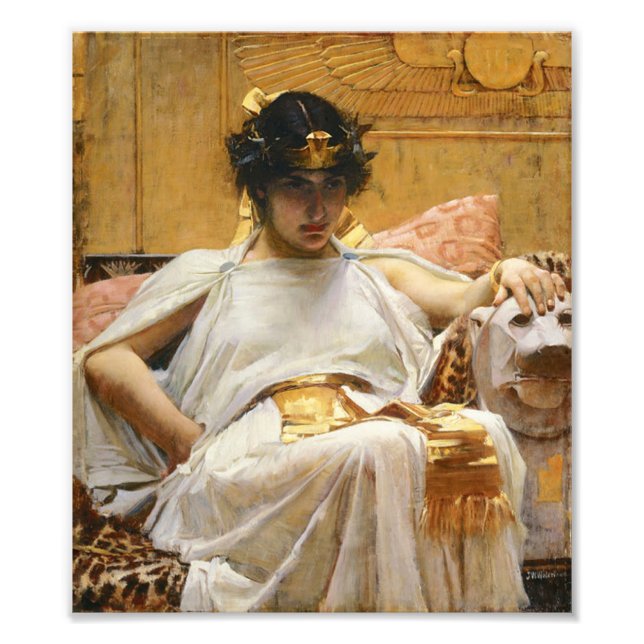 Waterhouse Cleopatra Photo Print (Front)