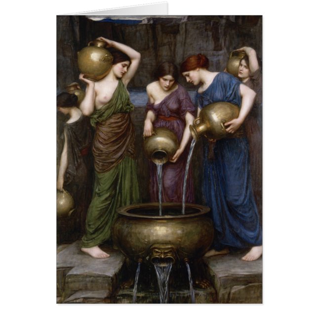 Waterhouse Danaides PreRaphaelite Art (Front)