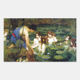 Waterhouse Hylas and the Nymphs Stickers