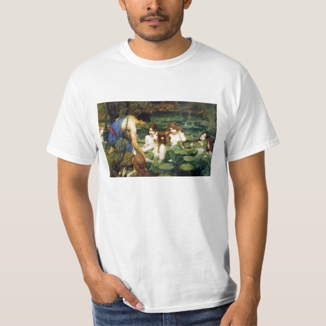 Waterhouse Hylas and the Nymphs T-shirt (Front)