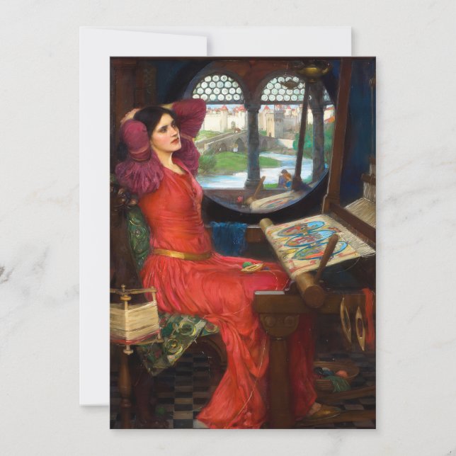 Waterhouse I Am Half-Sick of Shadows Card (Front)