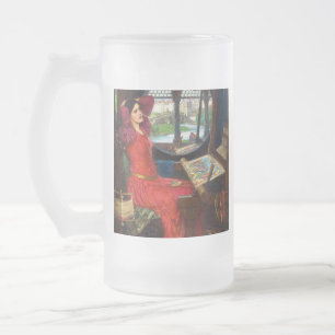Waterhouse I Am Half-Sick of Shadows Frosted Glass Beer Mug