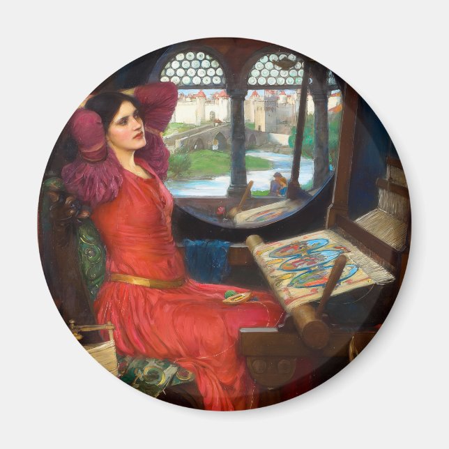 Waterhouse I Am Half-Sick of Shadows Magnet (Front)