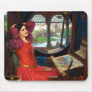 Waterhouse I Am Half-Sick of Shadows Mouse Mat