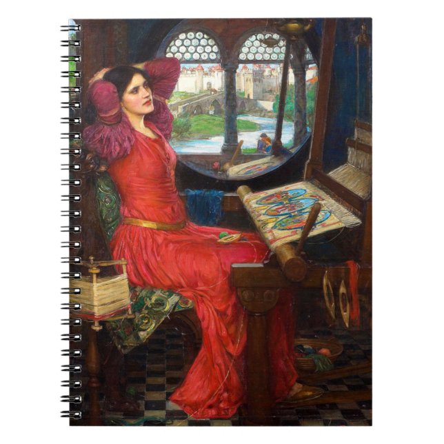 Waterhouse I Am Half-Sick of Shadows Notebook (Front)