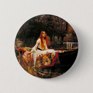 Waterhouse Lady of Shalott 6 Cm Round Badge
