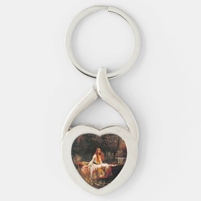 Waterhouse Lady of Shalott Key Ring (Front)