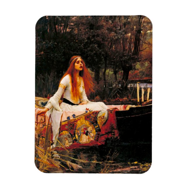 Waterhouse Lady of Shalott Magnet (Vertical)
