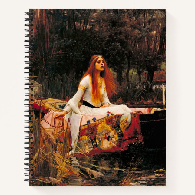 Waterhouse Lady of Shalott Notebook (Front)