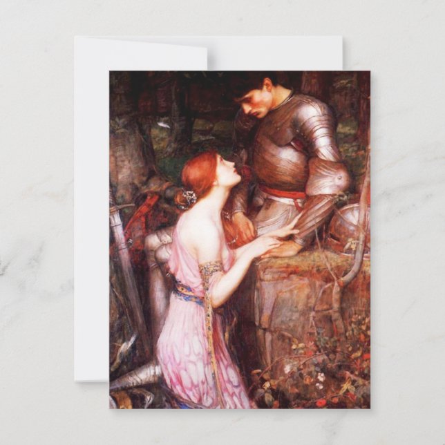 Waterhouse Lamia and the Soldier Invitations (Front)