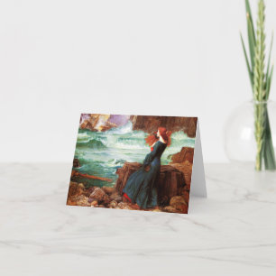 Waterhouse Miranda The Tempest Note Card