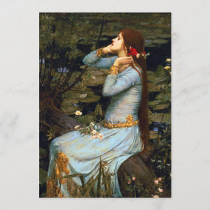 Waterhouse Ophelia Invitations