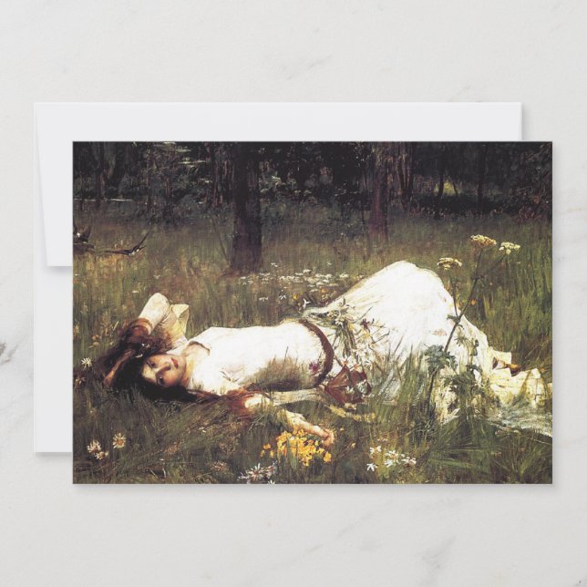 Waterhouse Ophelia Invitations (Front)