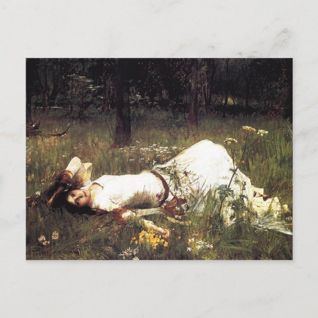 Waterhouse Ophelia Postcard (Front)