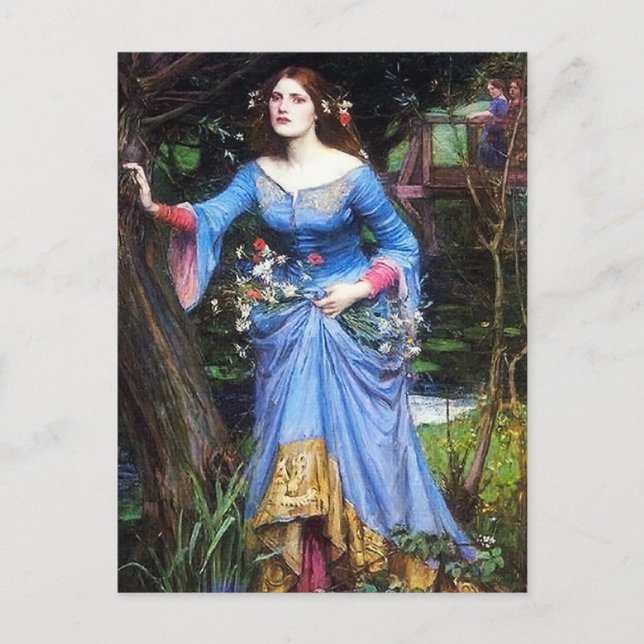 Waterhouse Ophelia Postcard (Front)