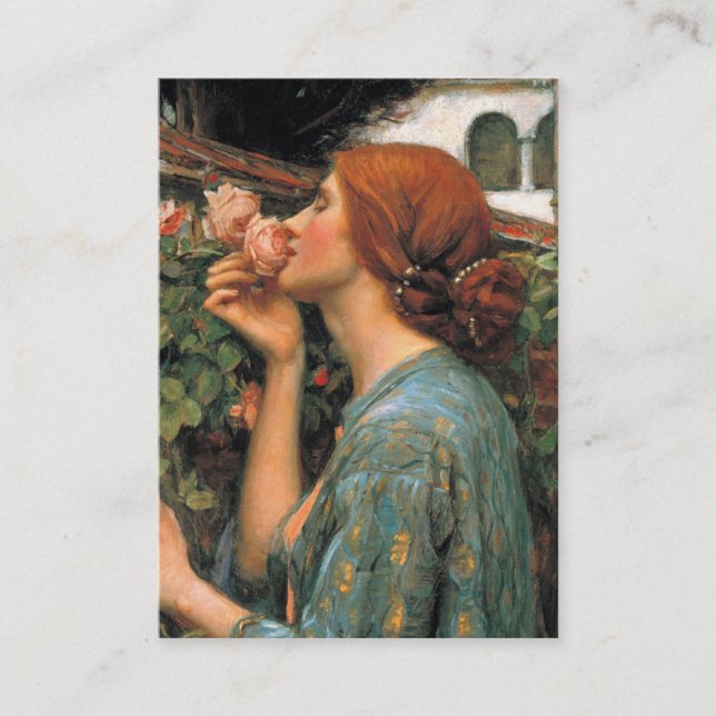 Waterhouse: Smell of Roses Business Card (Front)