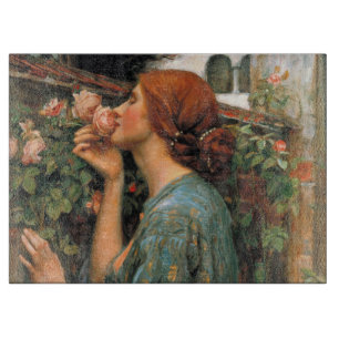 Waterhouse: Smell of Roses Cutting Board