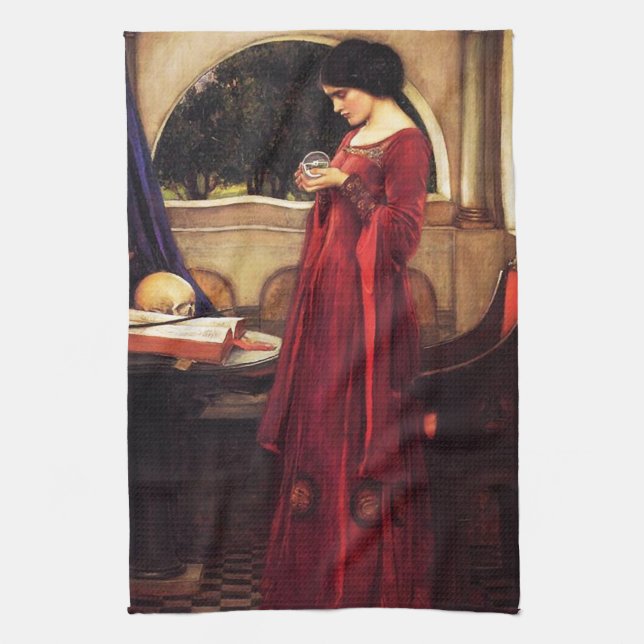 Waterhouse The Crystal Ball Kitchen Towel (Vertical)