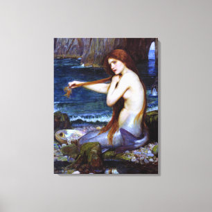 Waterhouse: The Mermaid Canvas Print