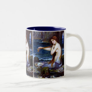 Waterhouse: The Mermaid Two-Tone Coffee Mug