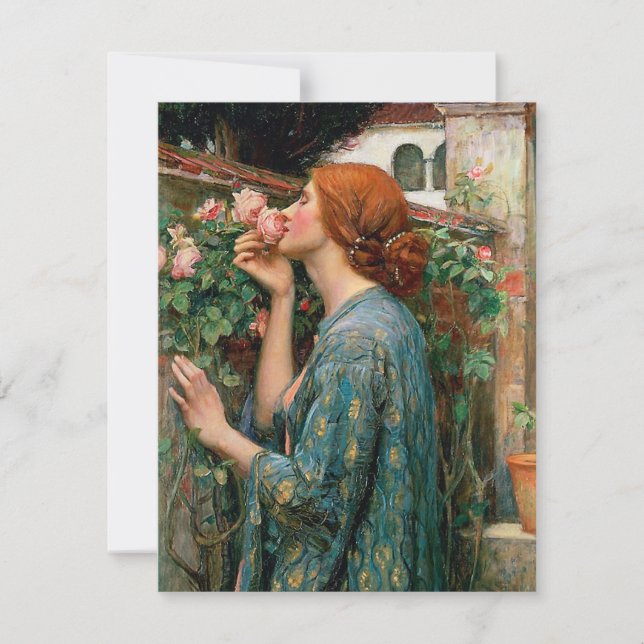 Waterhouse The Soul of the Rose Invitations (Front)