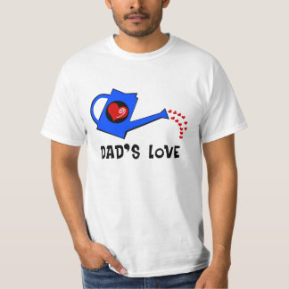 Watering Can Family Couple T-Shirt For Dad