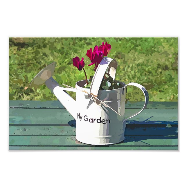 WATERING CAN PHOTO PRINT (Front)