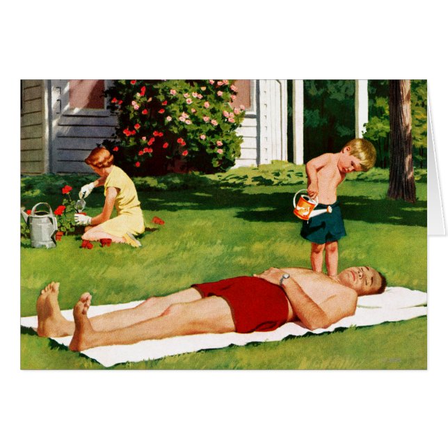 Watering Father (Front Horizontal)