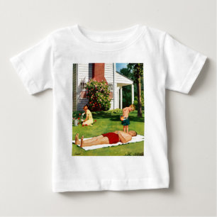 Watering Father Baby T-Shirt