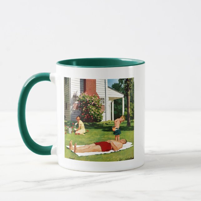 Watering Father Mug (Left)