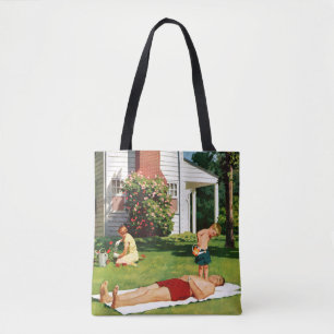 Watering Father Tote Bag