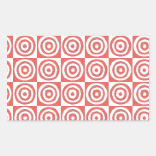 waterint rectangular sticker (Front)