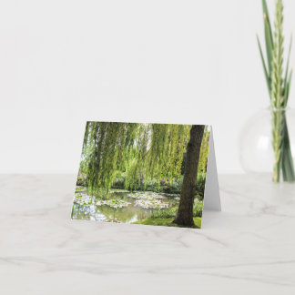 Waterliles Blank Notecards