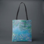 "WATERLILIES" 1840 CLAUDE MONET TOTE BAG<br><div class="desc">"WATERLILIES" 1840 CLAUDE MONET TOTE BAG</div>