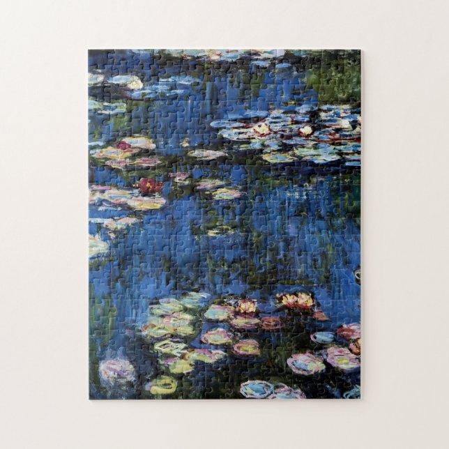 Waterlilies; 1914 jigsaw puzzle (Vertical)