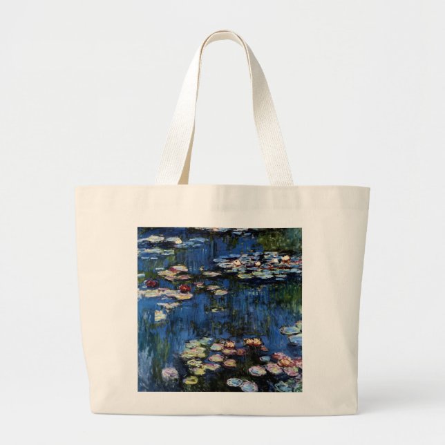 Waterlilies; 1914 large tote bag (Front)